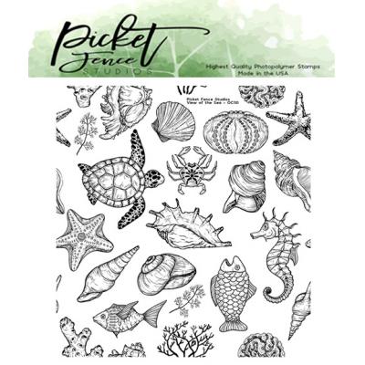 Picket Fence Studios Clear Stamp - View of the Sea